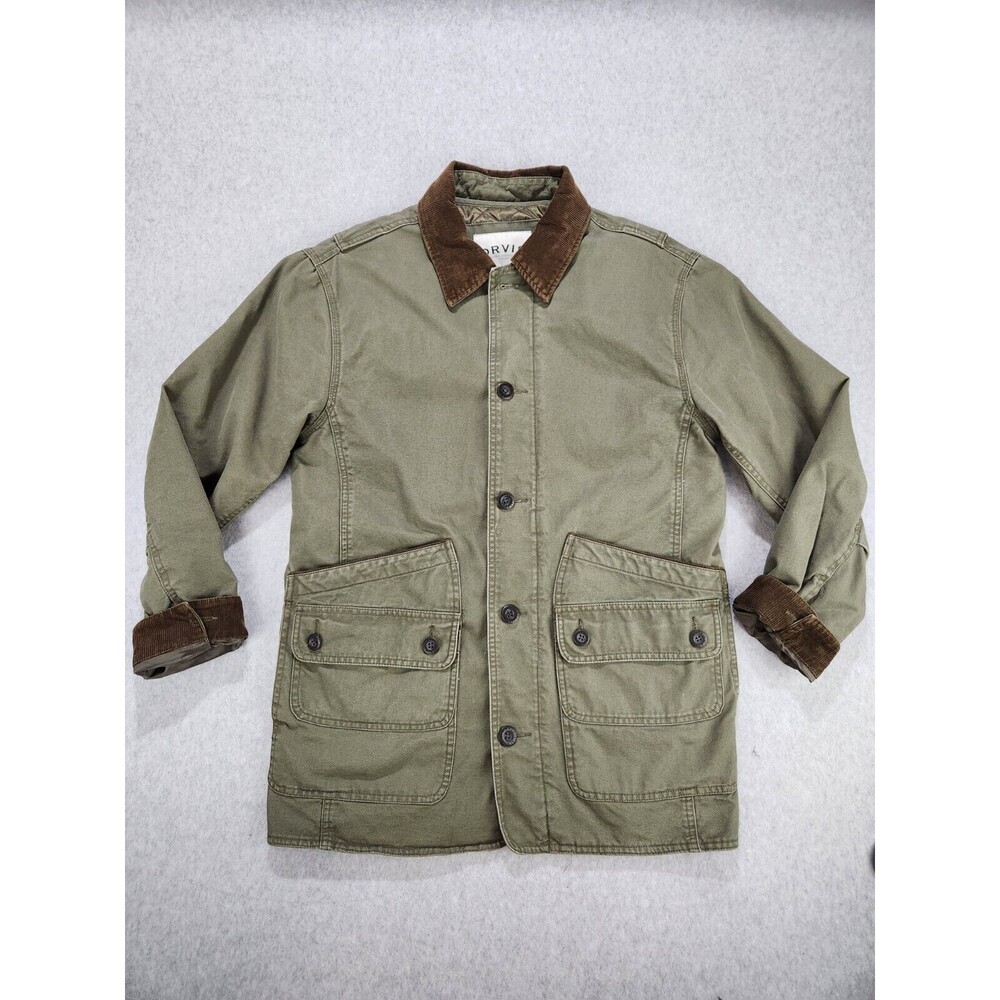 Orvis Classic Collection Men SZ Medium Barn Field Quilted Hunting Coat Jacket